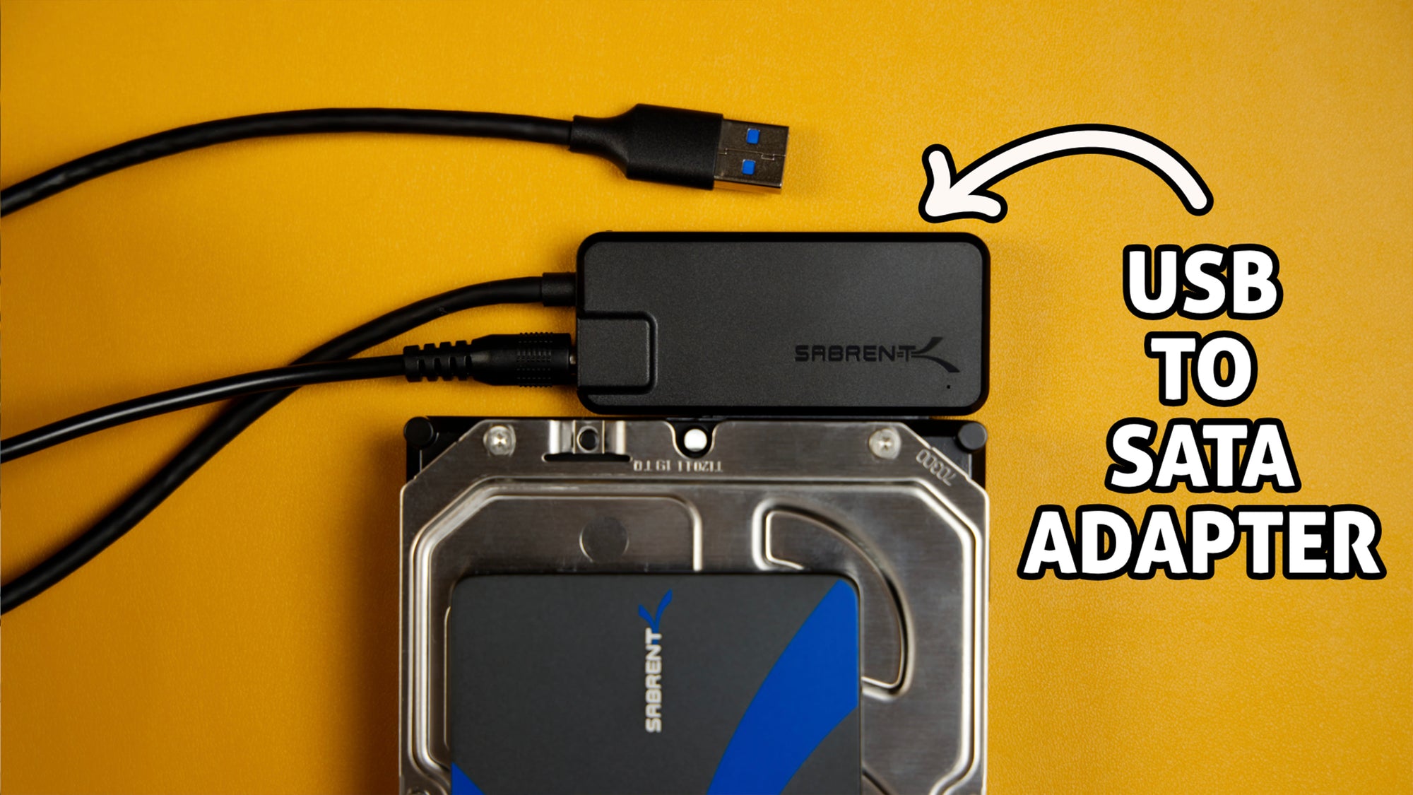 USB 3.2 Type A to SATA U.2 SSD Adapter Cable