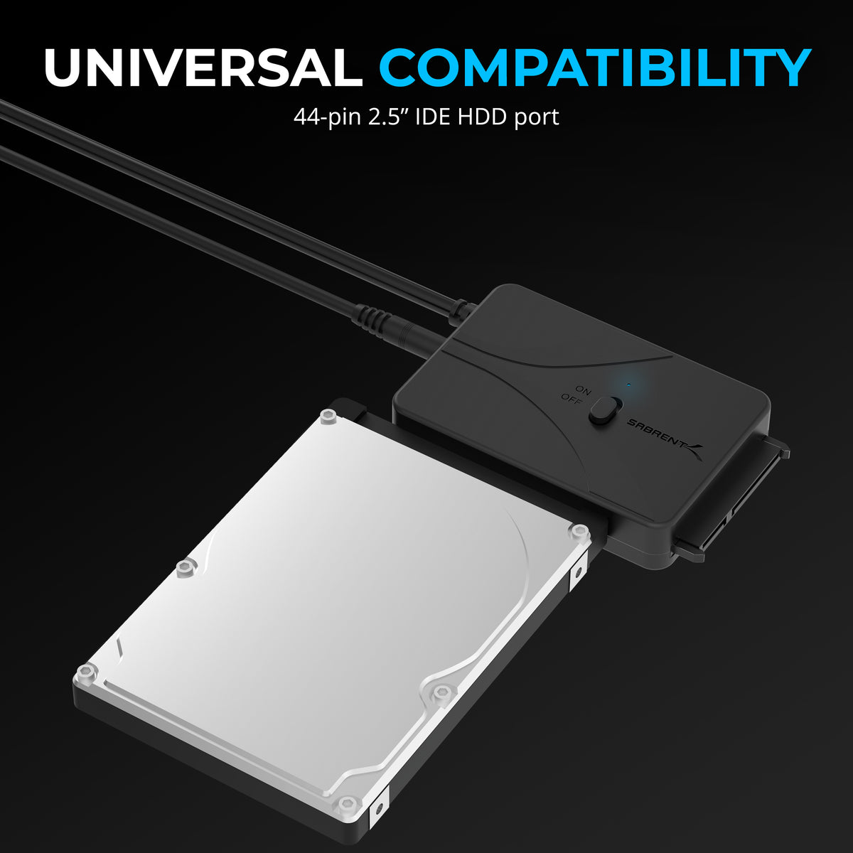 USB Type-C to SSD/SATA/IDE 2.5/3.5/5.25-INCH Hard Drive Converter