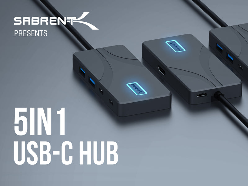 Type-C 10Gbps 5-Port Hub
