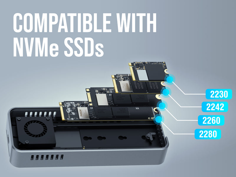 USB4 M.2 PCIe NVMe SSD Enclosure