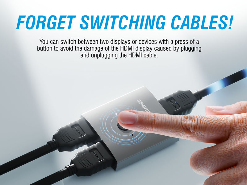 2-Port 4K HDMI Sharing Switch