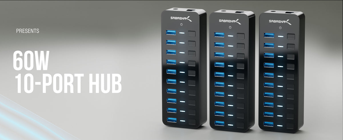 USB 3.0 Hub With Power Switches