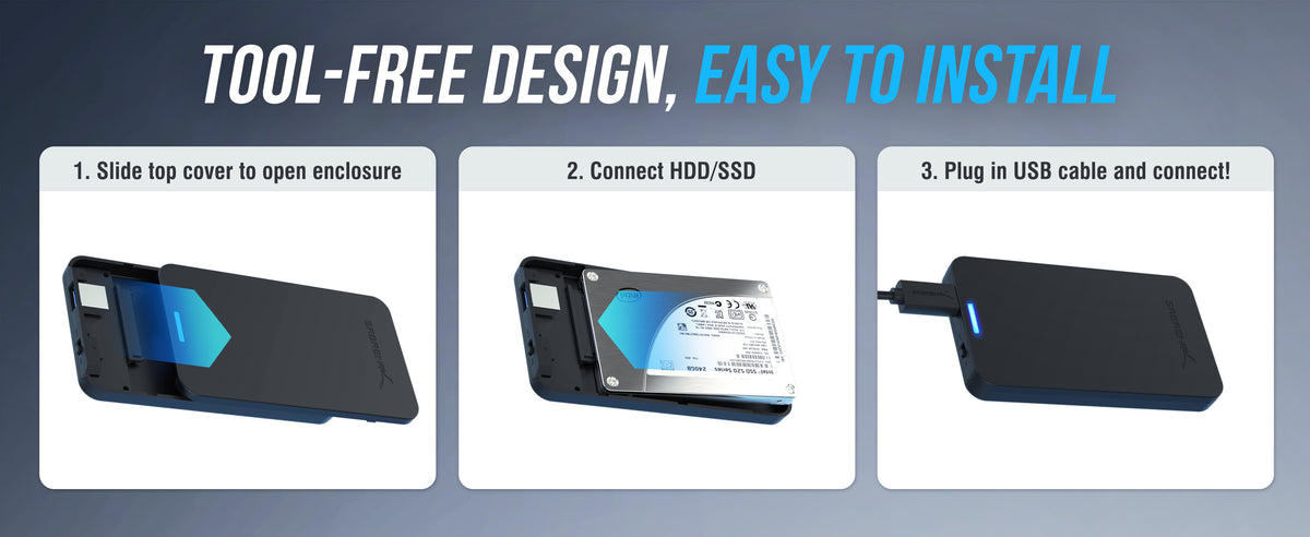 2.5-Inch SATA to USB 3.0 Enclosure