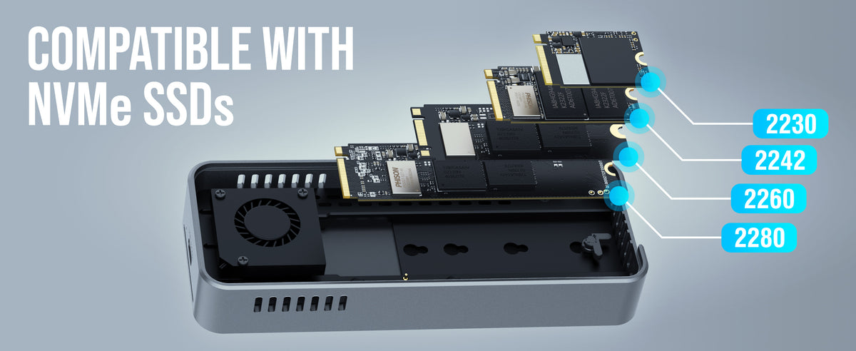 USB4 M.2 PCIe NVMe SSD Enclosure