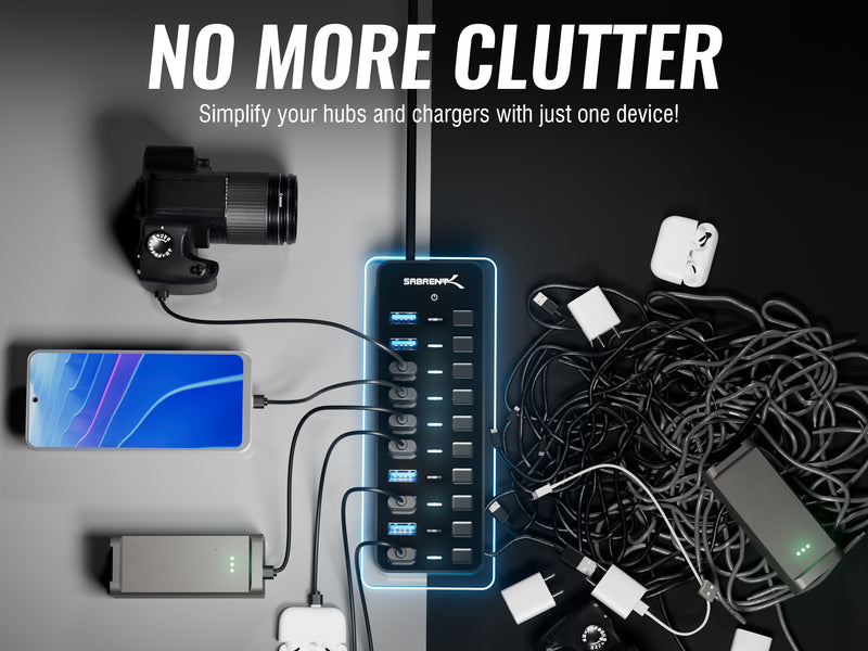 USB 3.0 Hub With Power Switches