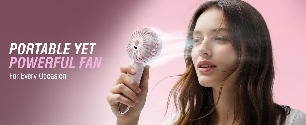 ChillyPop Mini Portable Fan with Hanger