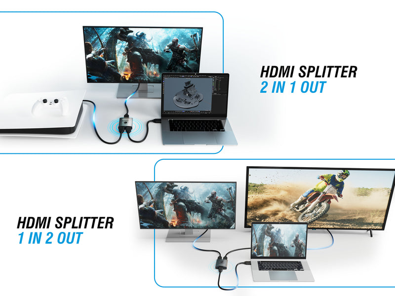 2-Port 4K HDMI Sharing Switch