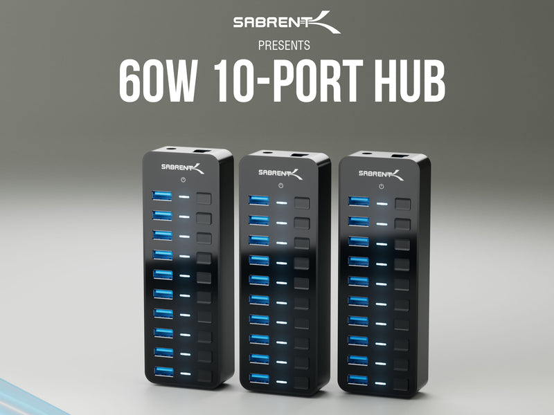 USB 3.0 Hub With Power Switches