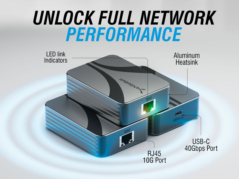 USB4 to 10GbE Network Adapter