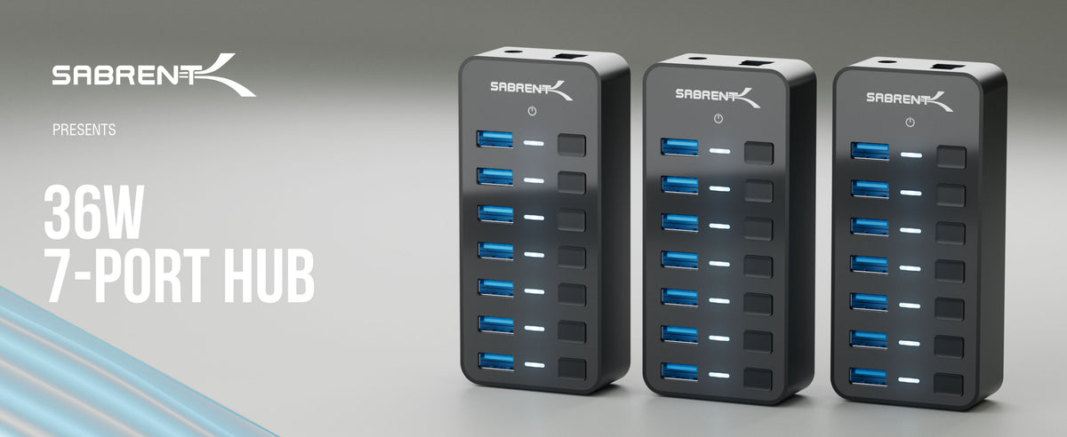 USB 3.0 Hub With Power Switches