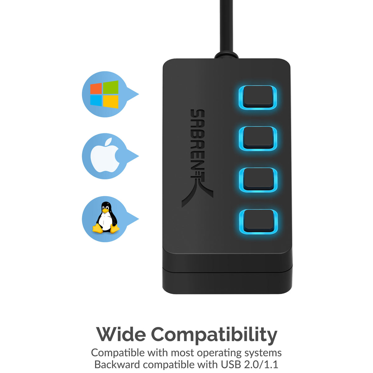 4 Port USB 3.0 Hub