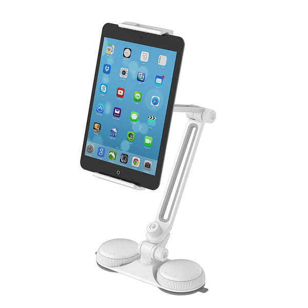 Adjustable Stand Suction Cups Holder for iPad and Tablets up to 8