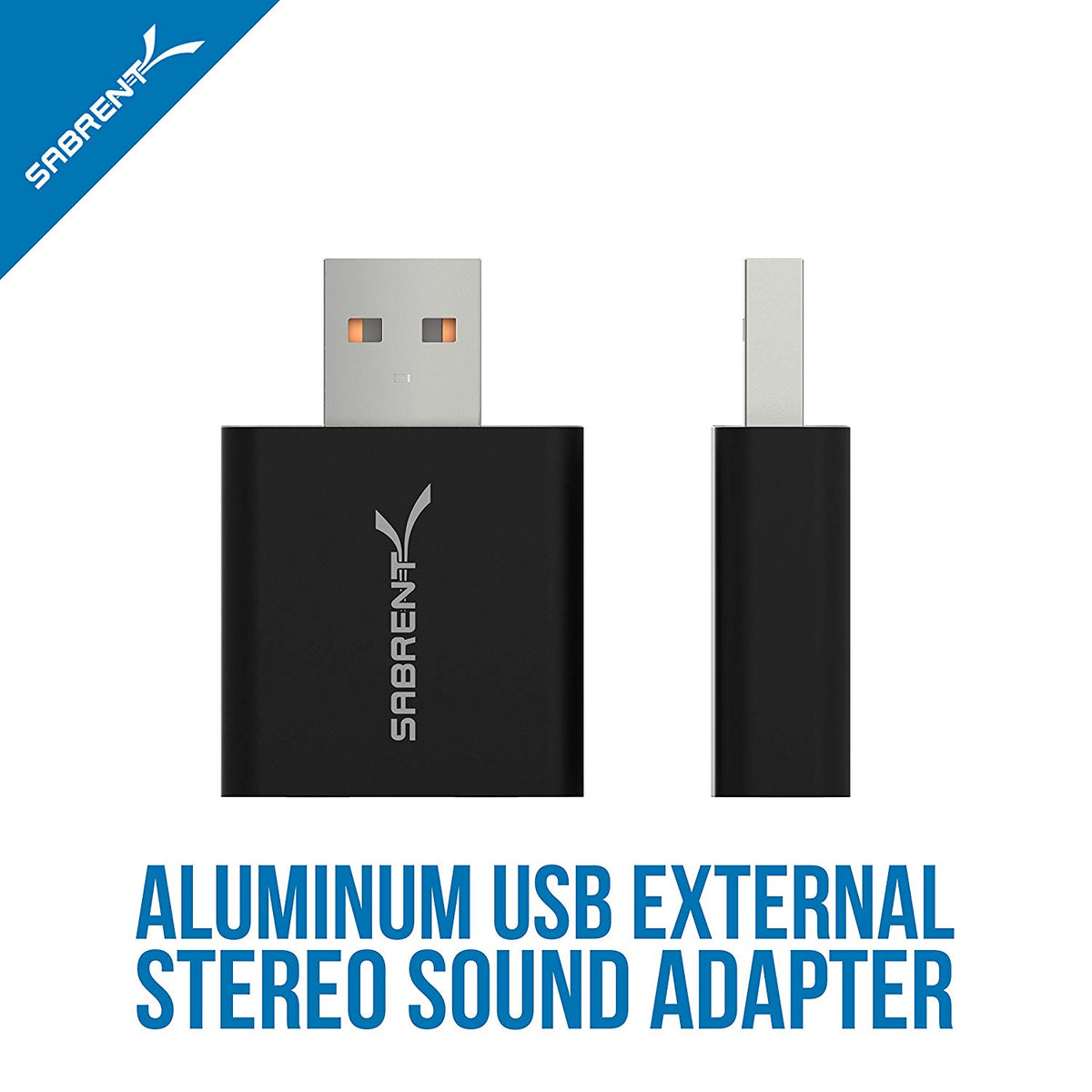 USB Aluminum External Stereo Sound Adapter