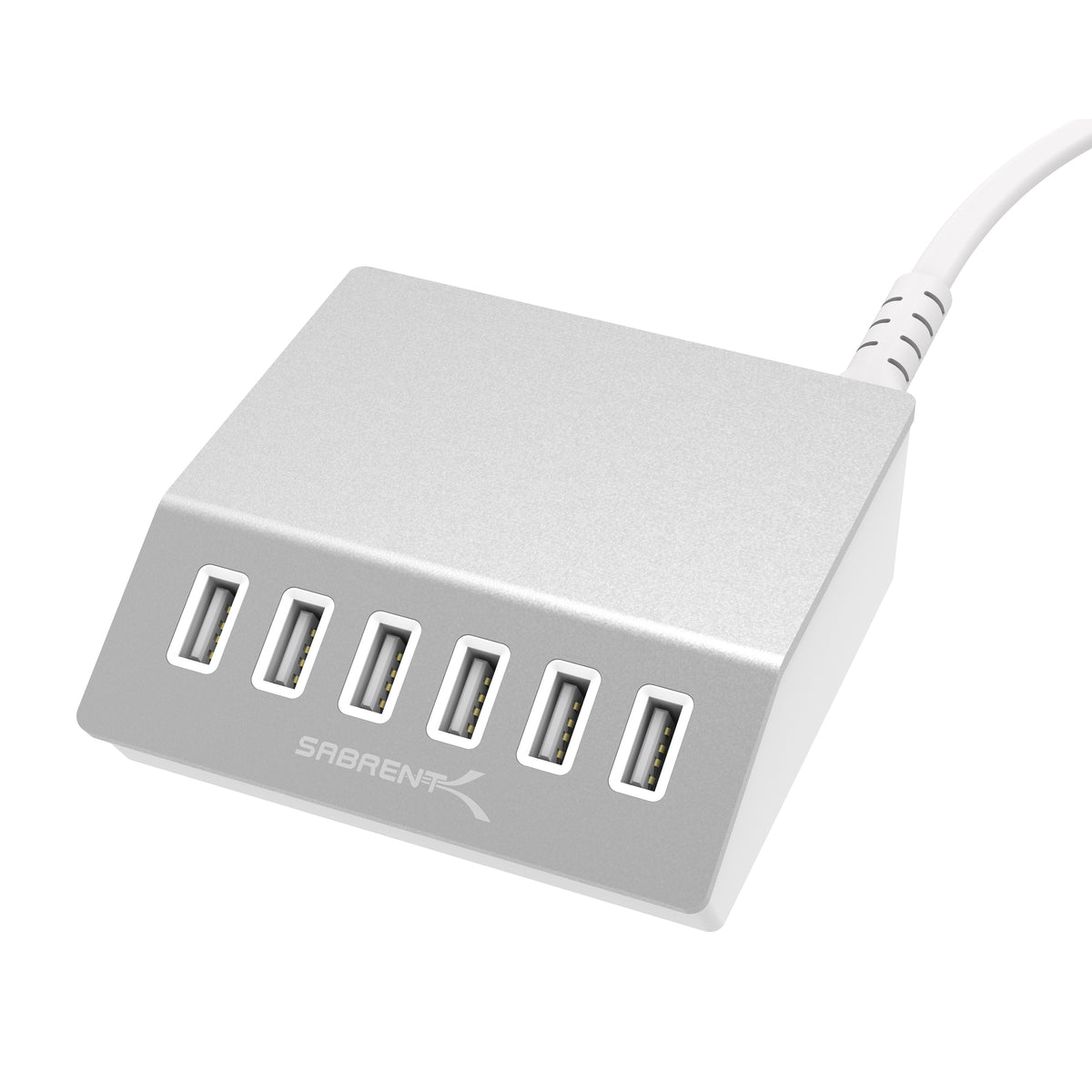 60 Watt (12 Amp) 6-Port USB Rapid Charger