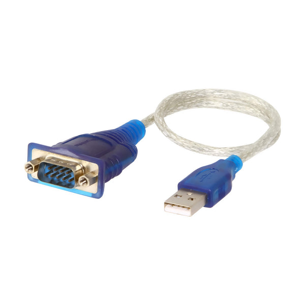 Usb 2.0 To Serial Db9 Male (9 Pin) Rs232 Cable Adapter 1 Ft Cable - Sabrent