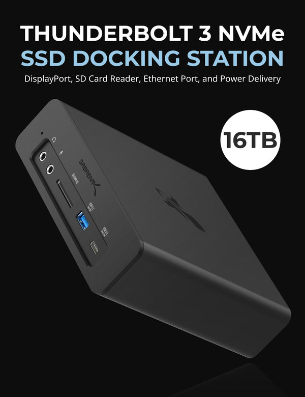 Laptop Docking Thunderbolt Dock For Macbook Pro 16 Plugable