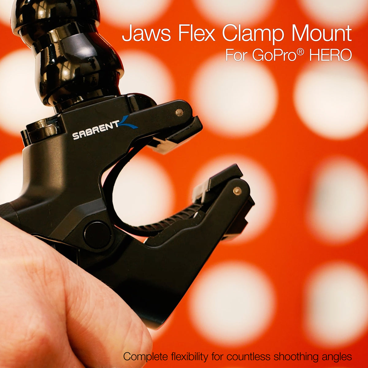 Adjustable Jaws Flex Clamp Mount for GoPro Cameras