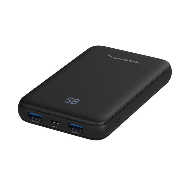 JELLYSUB Power Bank 10000mAh USB C con 2 Cavi Integrati, Powerbank