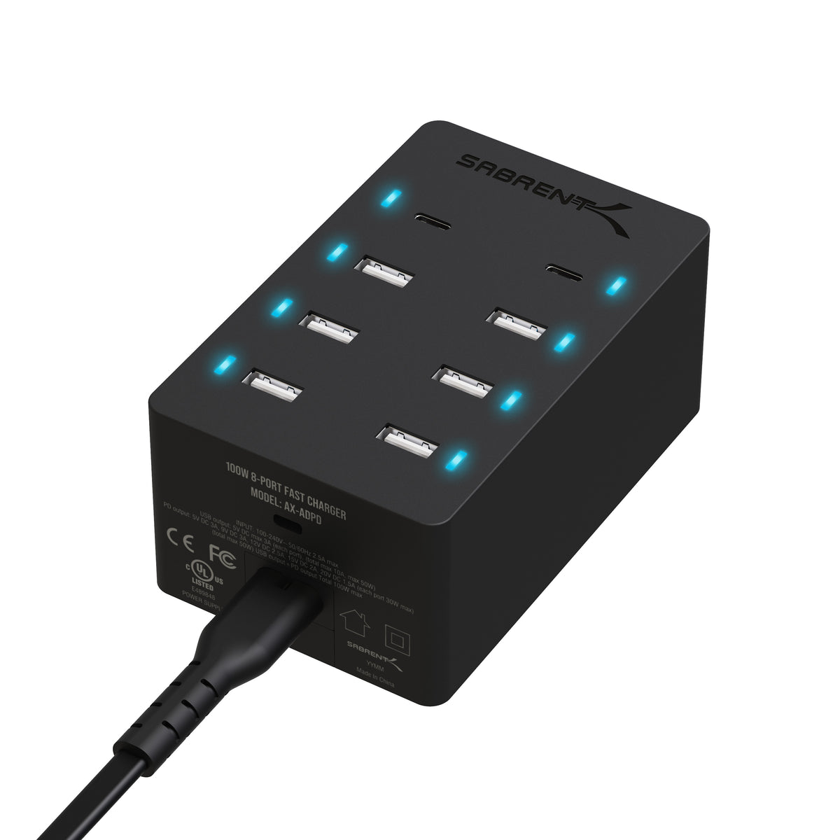 8-Port USB Rapid Charger