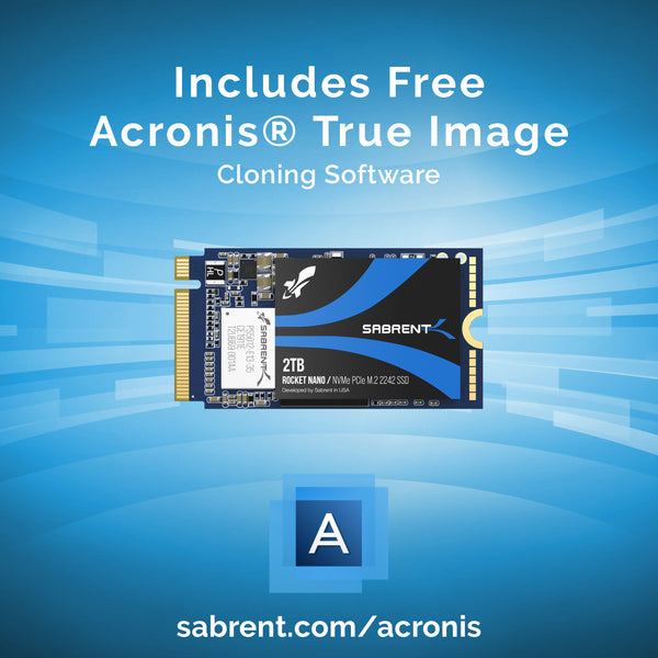 Disk Cloning Acronis True Image For Sabrent Software Sabrent Ssd