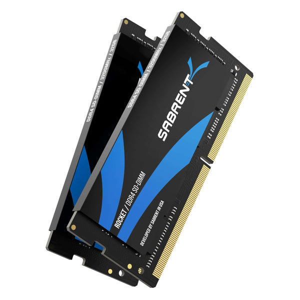Sabrent Rocket DDR4 3200 SODIMMメモり 32G×2 32GB DDR4 SO-DIMM 3200MHz Memory Module (2x32GB) - Sabrent