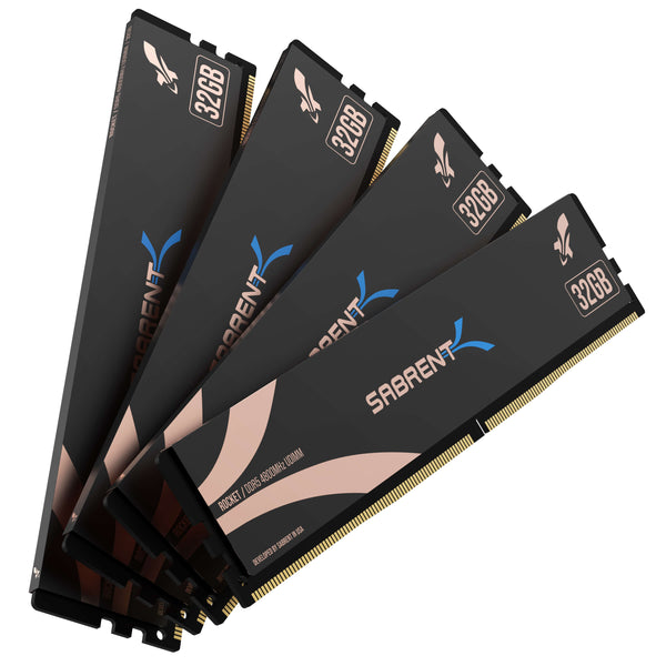 Rocket DDR5 128GB U-DIMM 4800MHz Memory Kit (4x32GB)