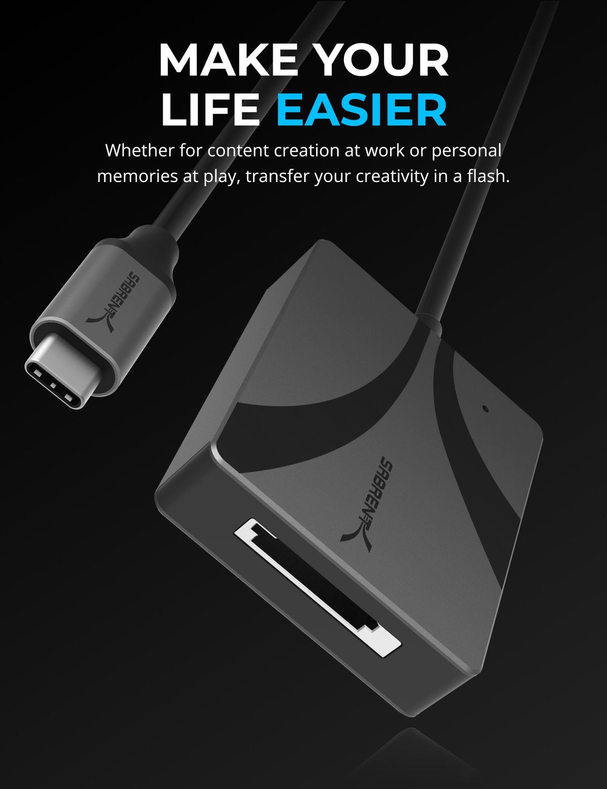 USB Type C CFexpress Type A Card Reader