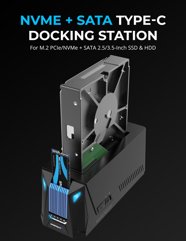 Sabrent USB-C Docking Station with M.2 Port (DS-SDNV) is the