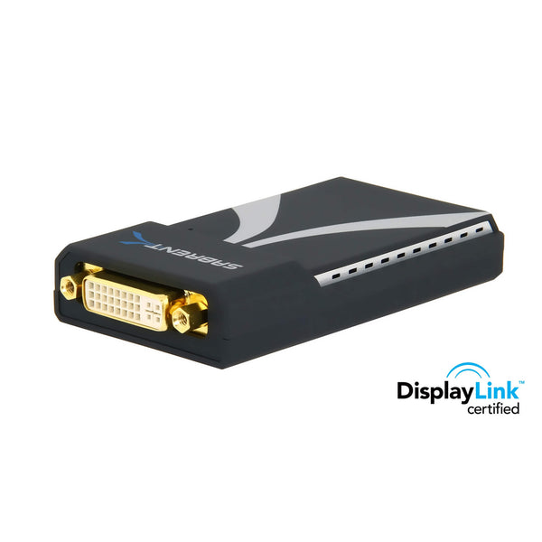 USB 2.0 to VGA/DVI/HDMI Adapter for Multiple Monitors up to 2048x1152