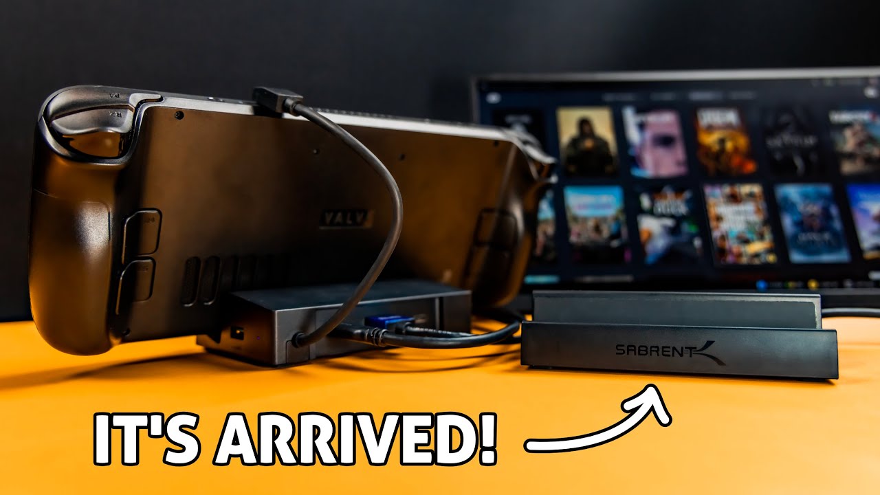 Sabrent 6 Port Docking Station for Steam Deck | Handheld To Console!