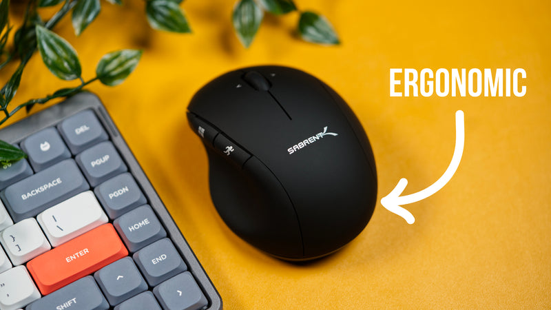 Ergonomic Rechargeable Mouse With 4D Function
