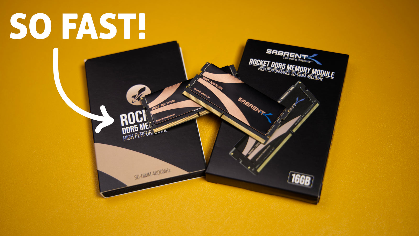 Sabrent Rocket DDR5 SO-DIMM 4800MHz Memory Modules
