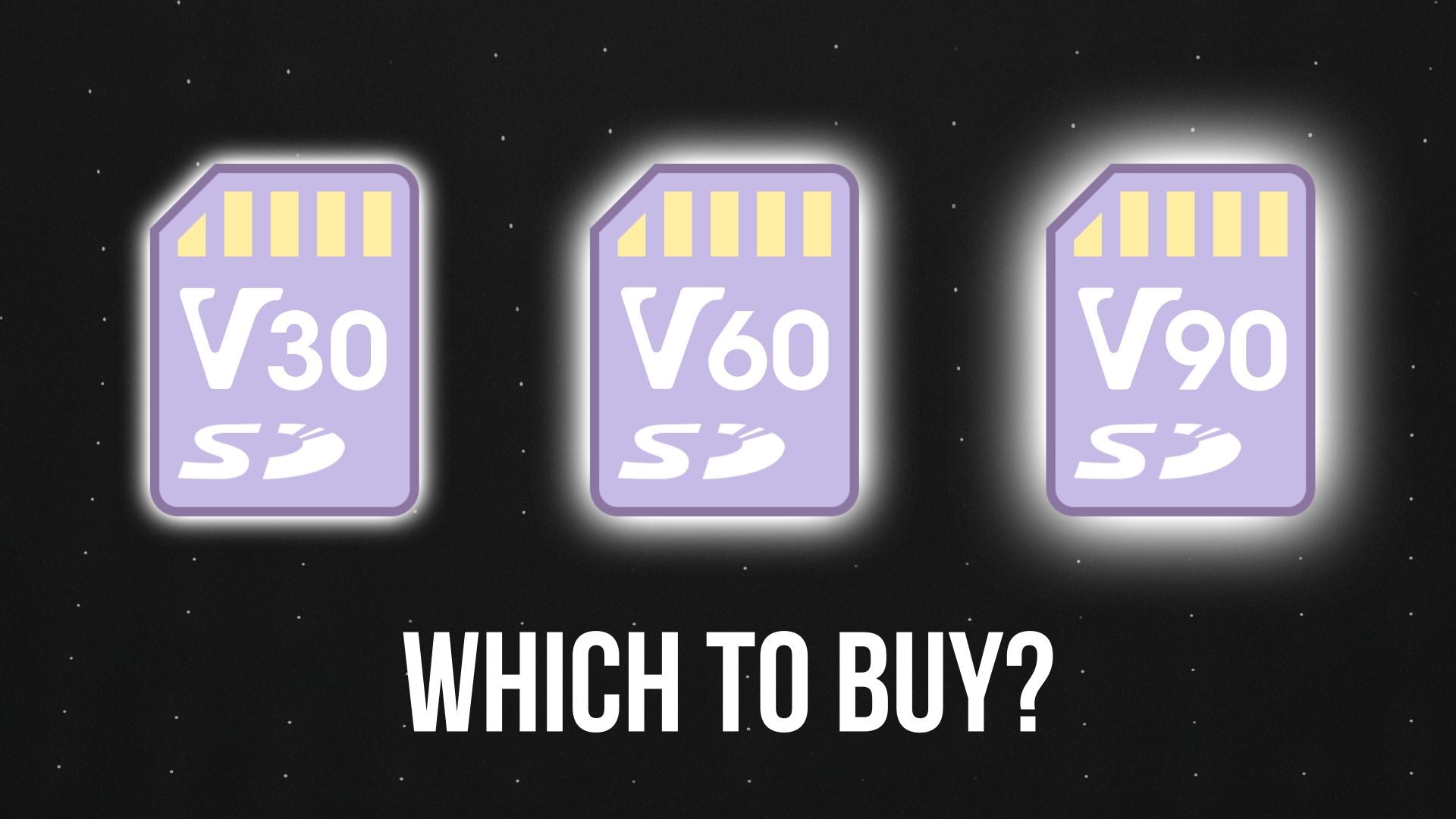 V30, V60, V90 SD Cards Explained | Know The Differences!