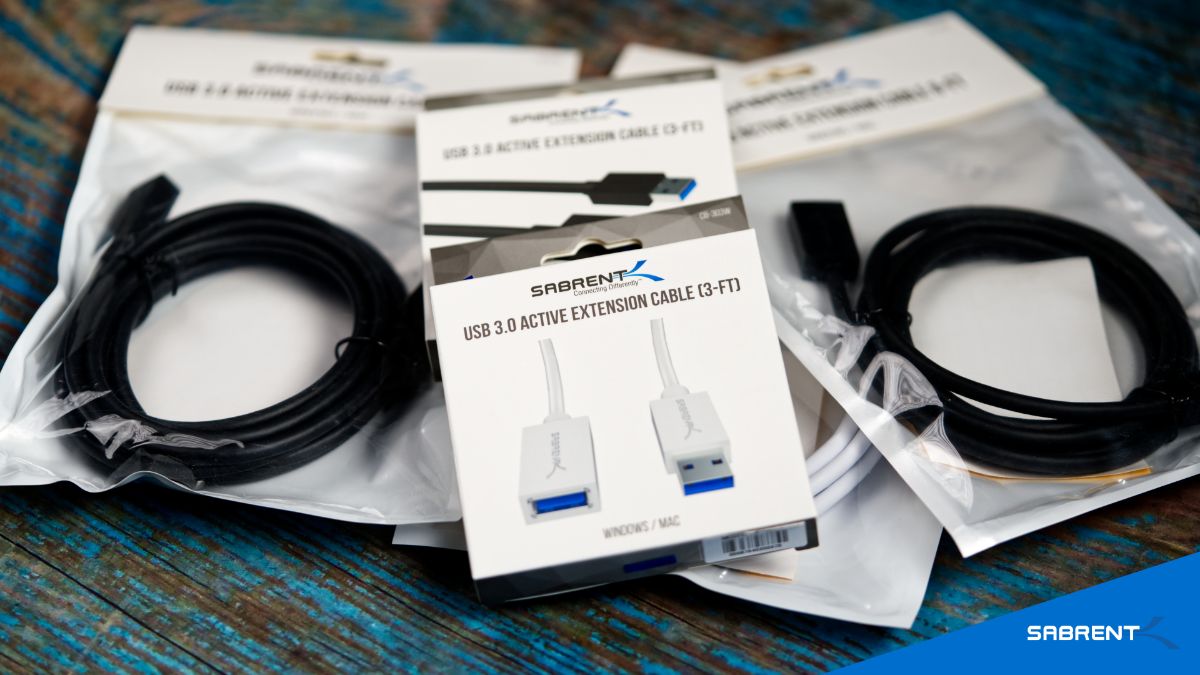 Sabrent 22AWG USB 3.0 Extension Cables | All The Sizes!