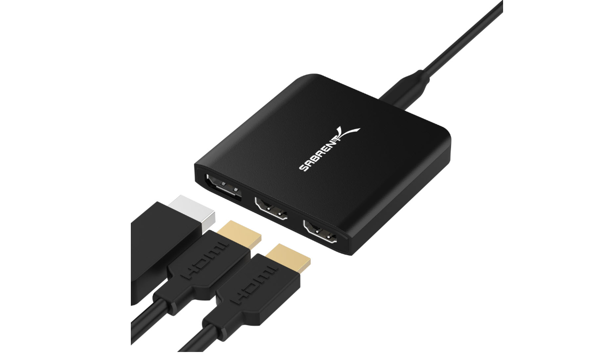 Announcing the Sabrent USB Type-C to Dual HDMI and DisplayPort Adapter
