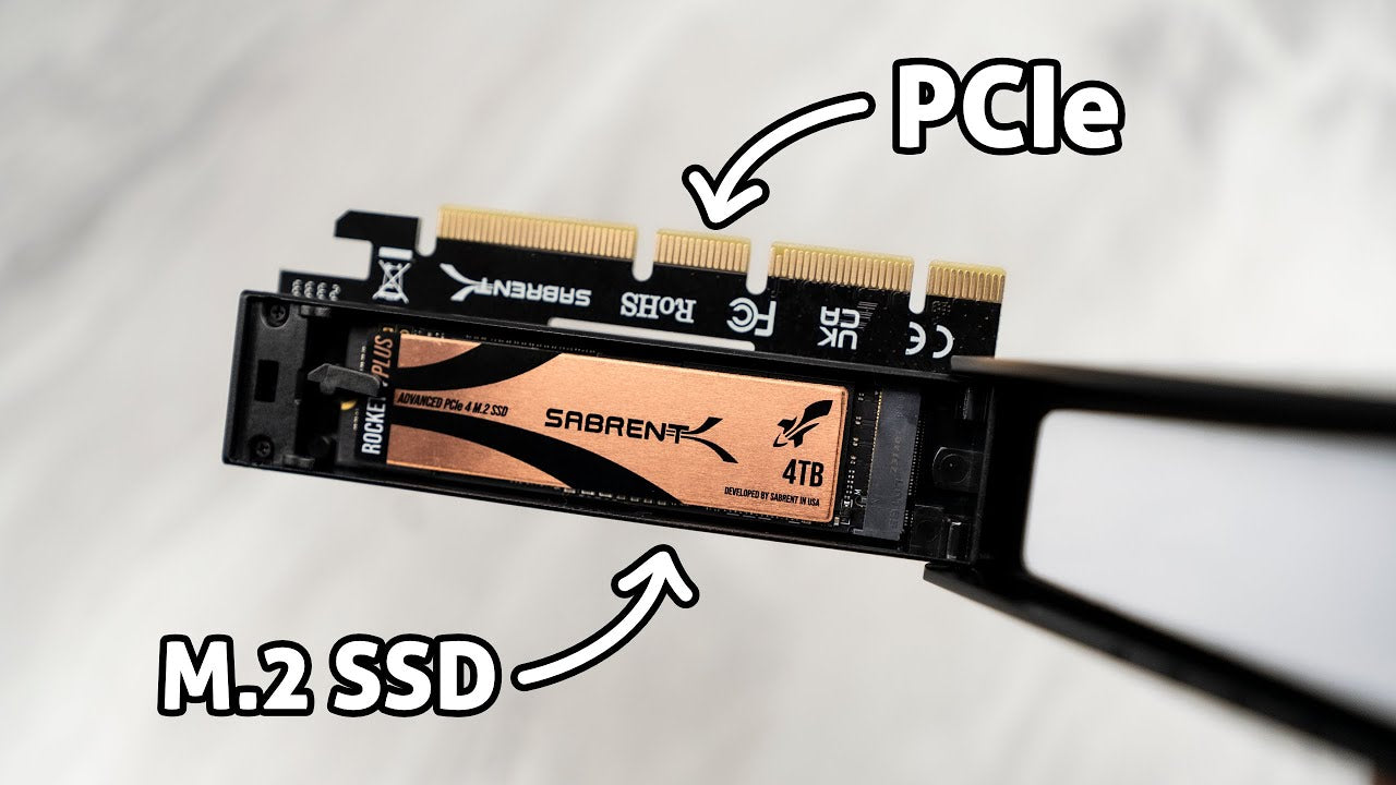 EC TFPE M 2 NVMe SSD to PCIe x16 Tool Free Add In Card AIC
