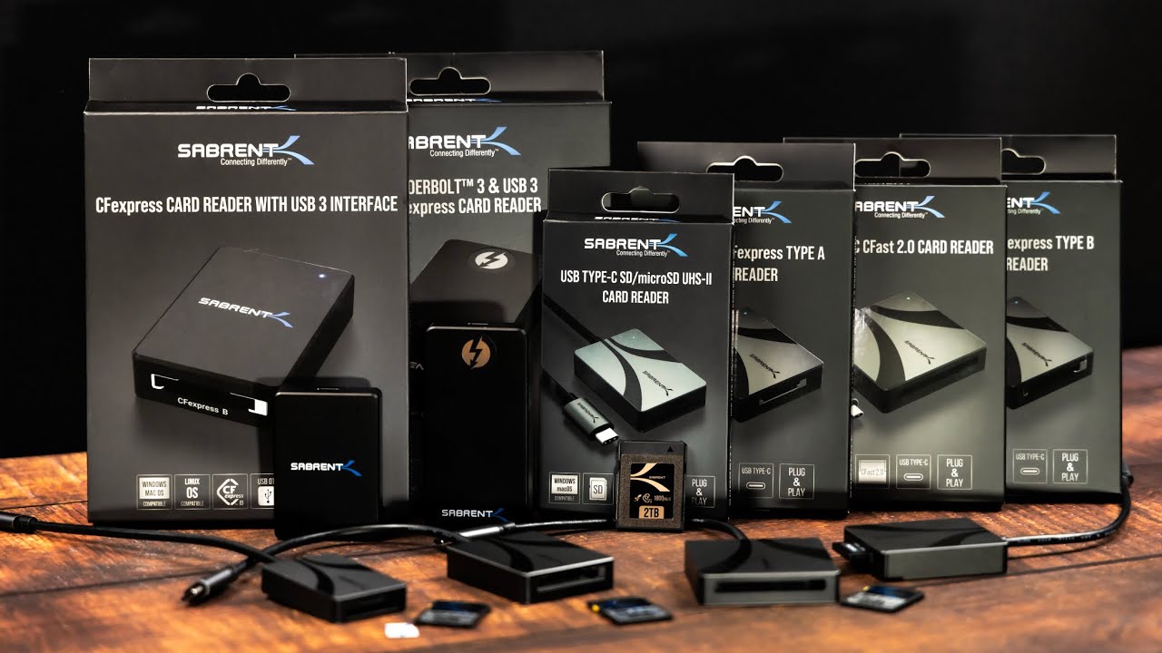 Sabrent Card Reader Round Up!