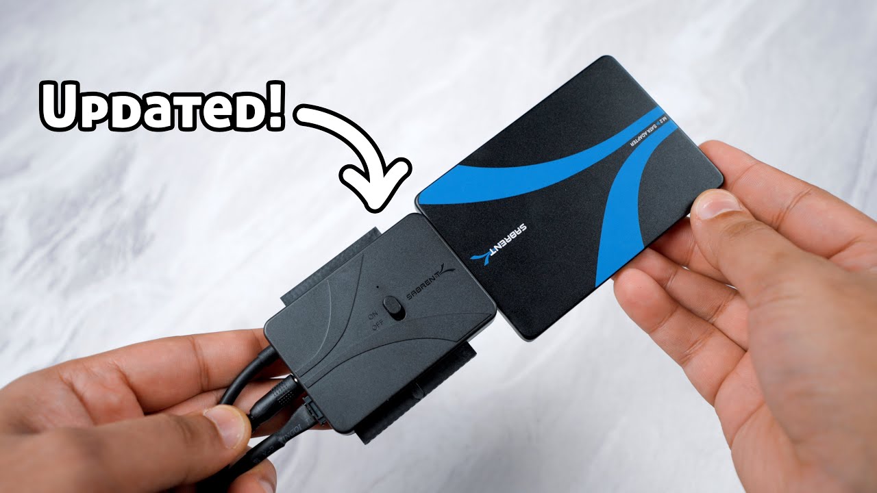 USB-C to IDE SATA Hard Drive Adapter | UPDATED!