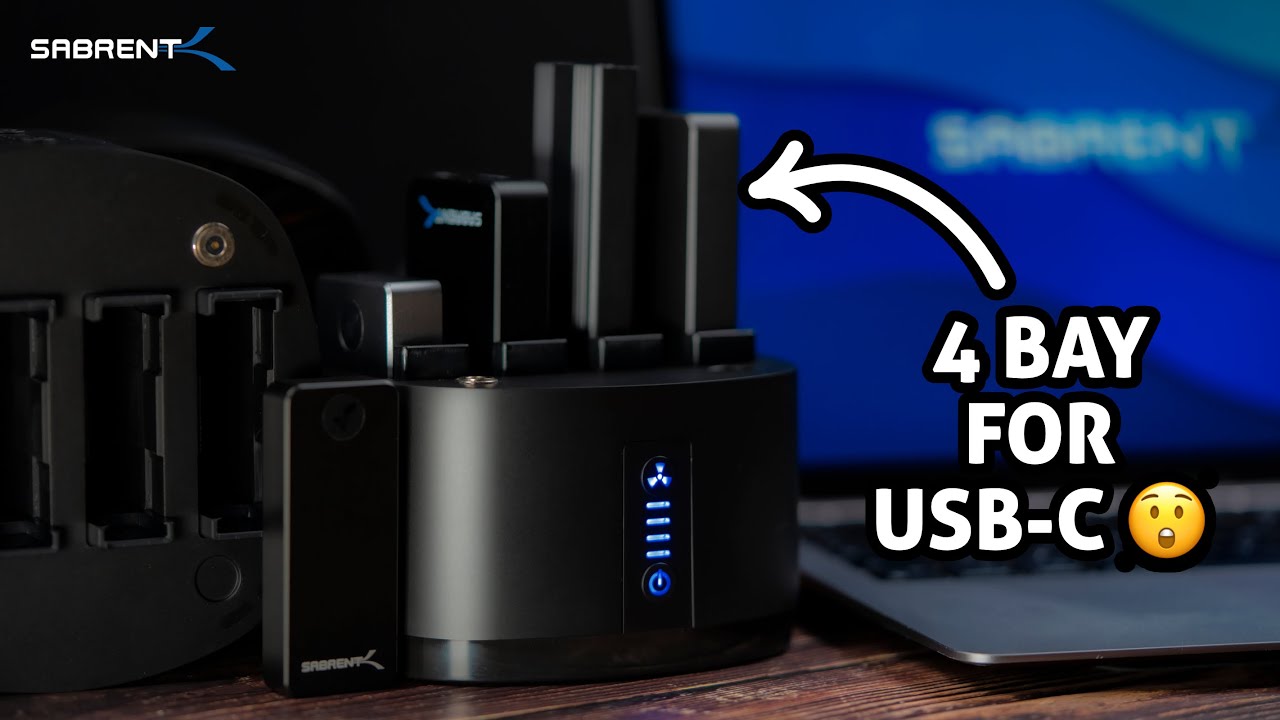 4 Bay USB Type-C Docking Station | DS-4BNE