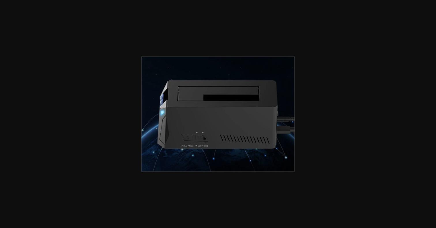 USB-C Docking Station for M.2 PCIe/NVMe and SATA 2.5/3.5-Inch SSD & HDD
