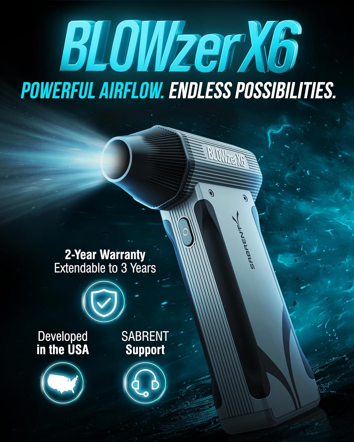 BLOWZER X6 - Powerful Airflow, Endless Possibilities