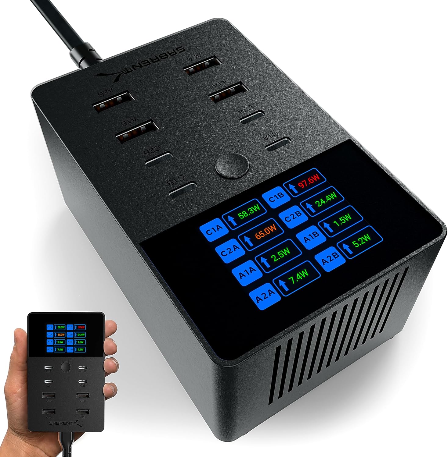 Voltik 252W 8-PORT USB PD 3.0 Charger