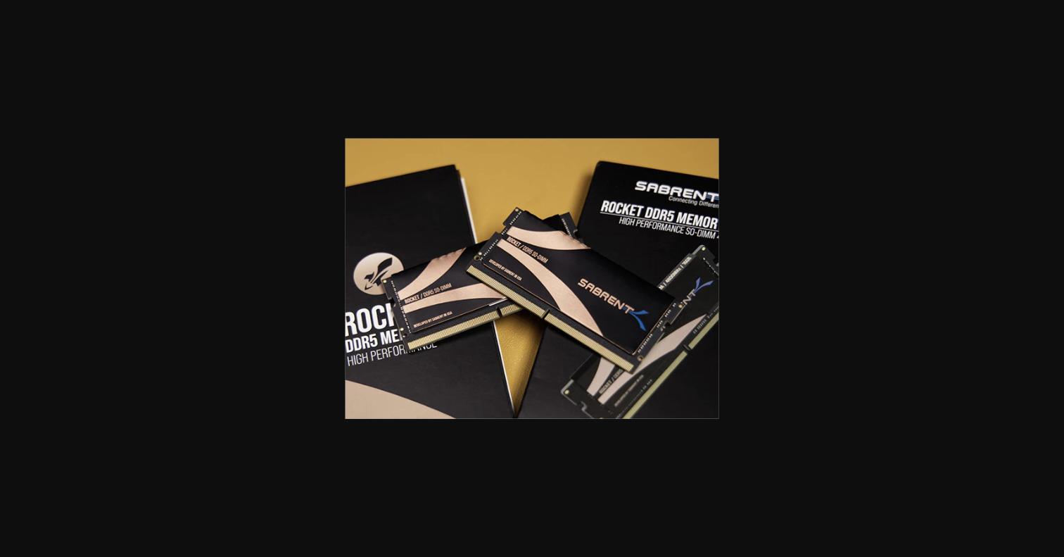 Rocket DDR5 64GB SO-DIMM 4800MHz Memory Kit (2x32GB)
