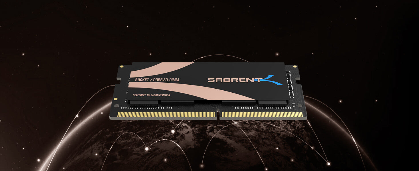 Sabrent 128GB DDR5 4800 MHz Notebook SO-DIMM RAM SB-DR5S-32GX4