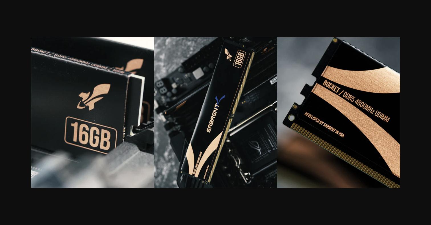 Rocket DDR5 32GB U-DIMM 4800MHz Memory Kit (2x16GB)