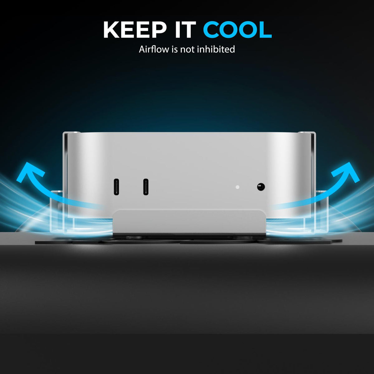 Mac mini (2024) Flexible Desk/Wall Mount