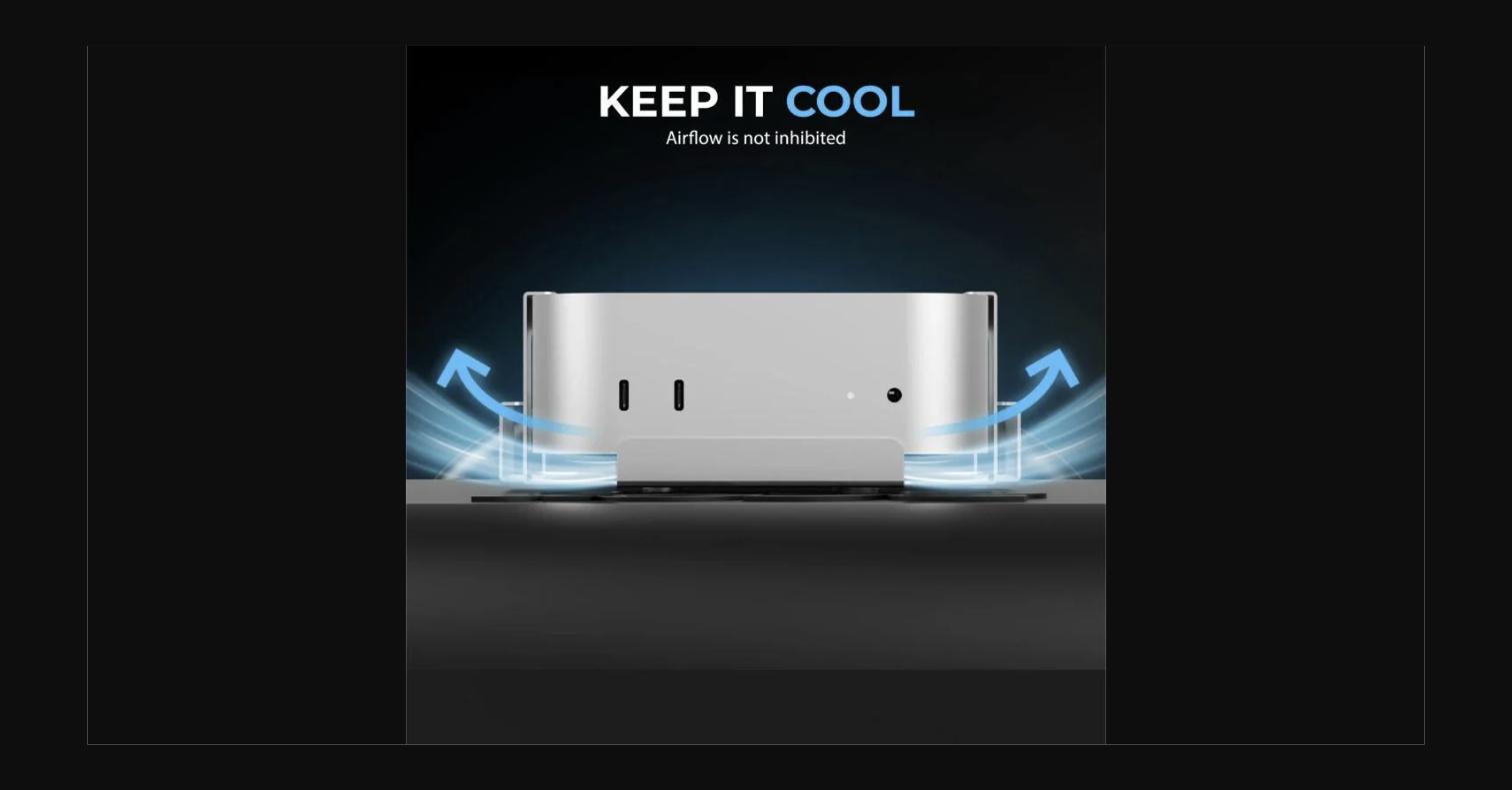 Mac mini (2024) Flexible Desk/Wall Mount