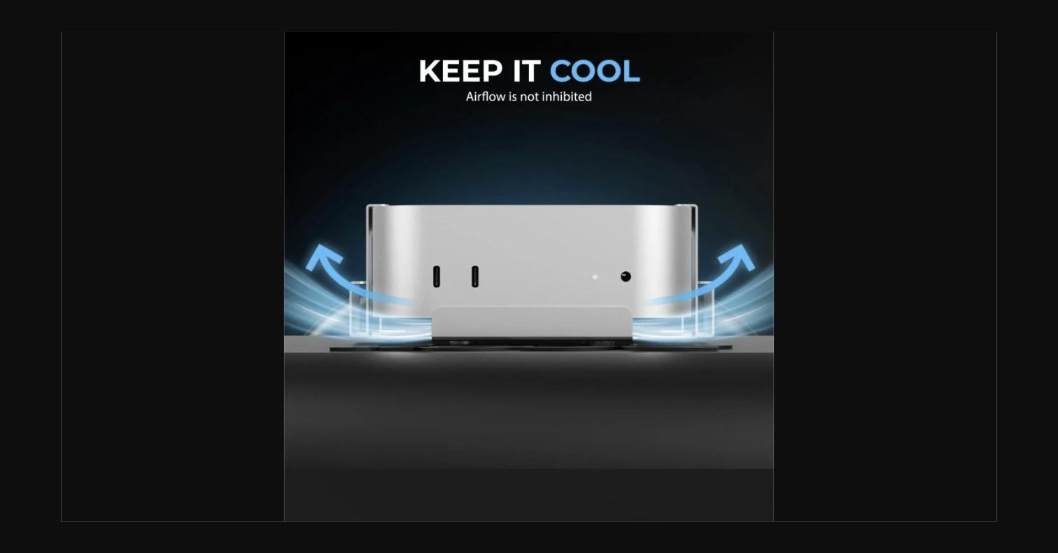 Mac mini (2024) Flexible Desk/Wall Mount