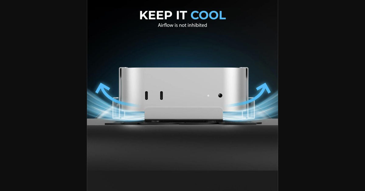 Mac mini (2024) Flexible Desk/Wall Mount