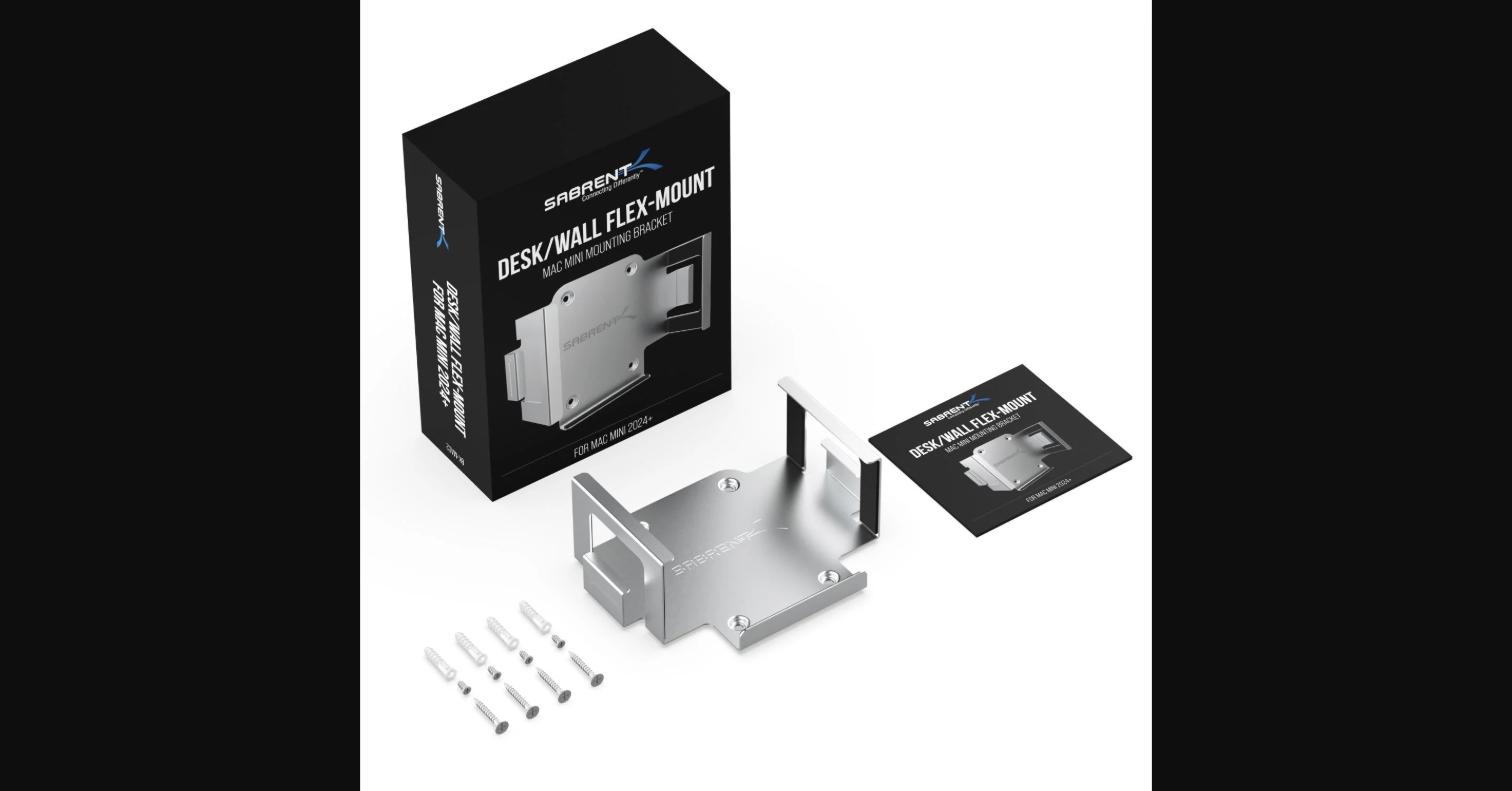 Mac mini (2024) Flexible Desk/Wall Mount